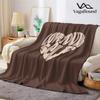 Love Yourself Heart Flannel Blanket Warm Soft Halloween Christmas Couch Warm Cozy Decorative Decor Gift for All Season