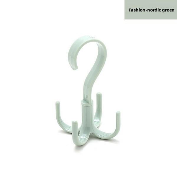 Rotatable Wardrobe Hook At Four Corners of Household Bedroom