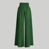 Women Casual Pants Wide Elastic High Waist Oversized Wide Leg Long Trousers Solid Color Lounge Workout Pants