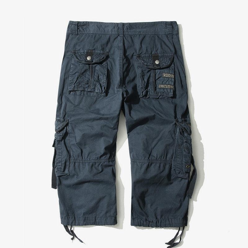 Sommer Camouflage Lose Cargo-Shorts Männer Camo Sommer Kurze Hosen Homme Cargo-Shorts Ohne Gürtel