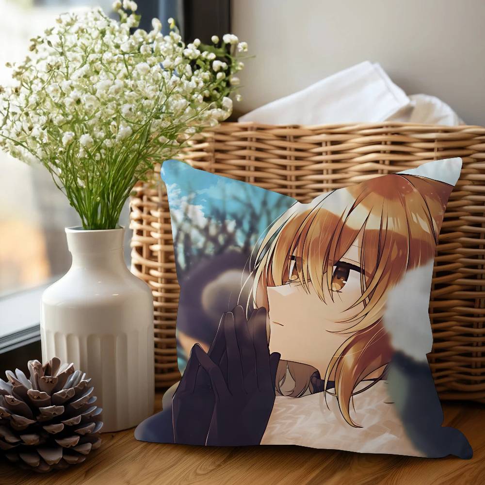 Yaotose Hinako Anime Kissenbezug Kissenbezug Wohnzimmer Sofa Heimdeko Kundenspezifisch