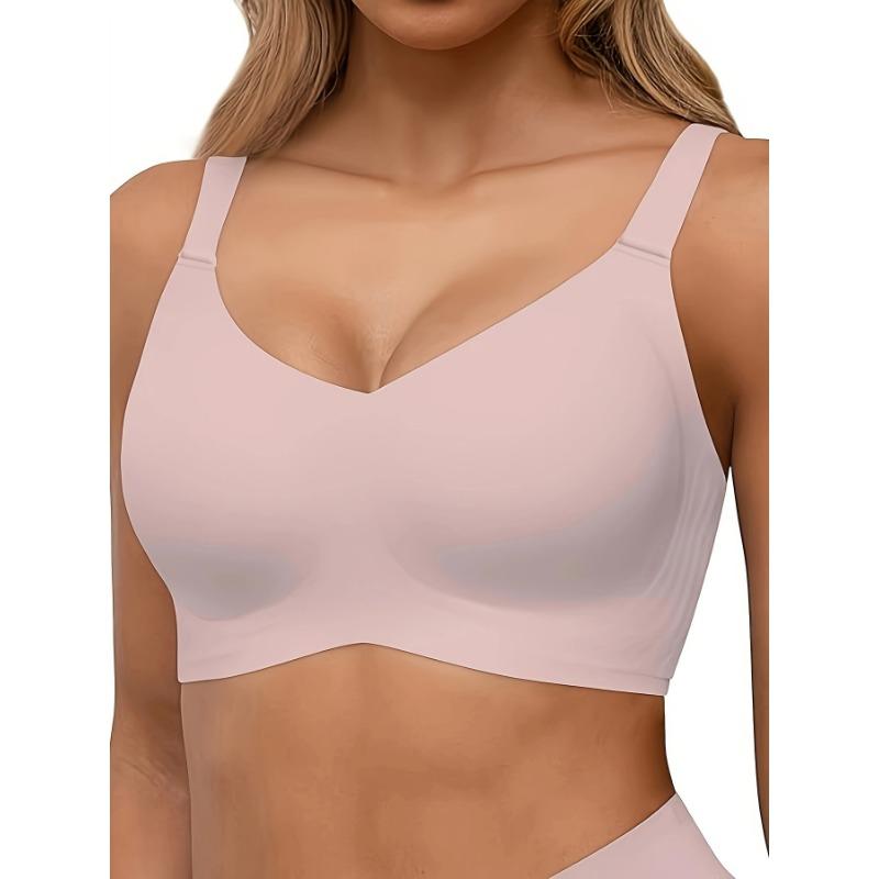 Seamless Naked Feeling, Comfortable Fixed Cup Underwear for Women Anti-sagging Breast-retracting No-wire Bra