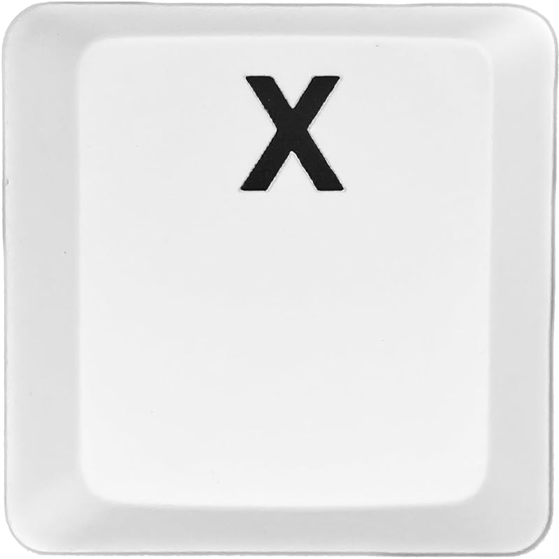

logitech G913/G913TKL/G915 replacement keycaps [Sold as 1 piece] (Light-emitting compatible) [BERGBUCH] (X, White)