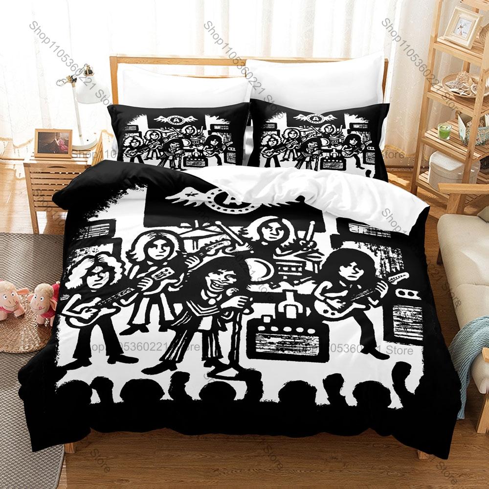 Aerosmith Toys In The Attic Album Duvet Cover Set 1 Duvet Cover 2 Pillowcases Retro Hard Rock Bed Linens Gift