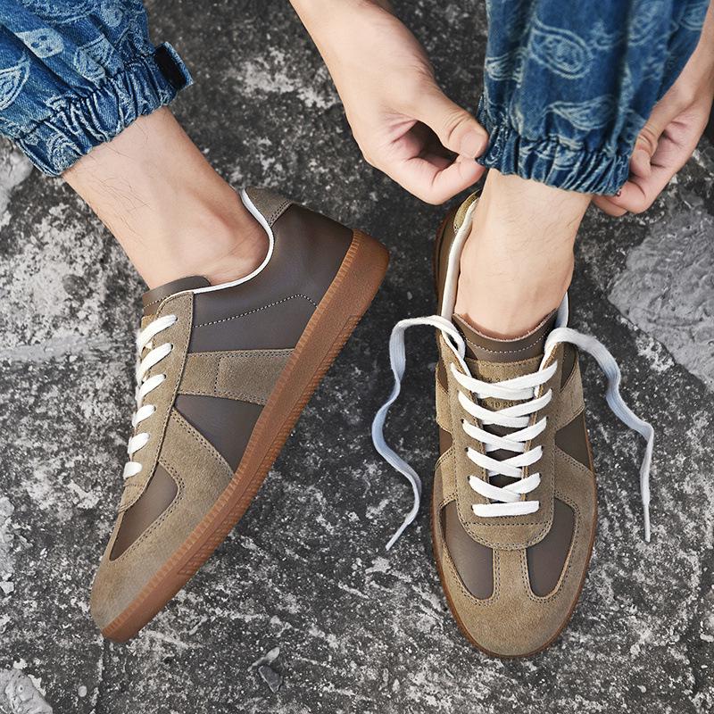 Unisex Retro German Training Shoes - Casual, Versatile Board Shoes for Men and Women
