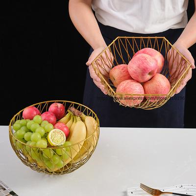 Light Luxury And High-End Snack Plate For The Living Room Coffee Table Simple Modern And Creative Fruit Basket