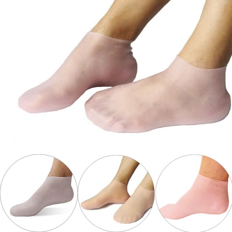 Spa Silicone Socks Moisturizing Gel Socks Exfoliating and Preventing Dryness Cracked Dead Skin Remove Protector Foot Care Tools