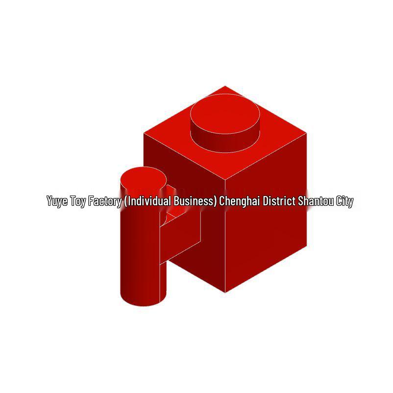 Small Particle Building Blocks: 1x1 Single-Sided Handle Brick - Educational Toy & Universal Accessory
