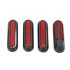 4Pcs Electric Scooter Wheel Hubs Cover Safe Drive Install Easily Electric Scooter Accessories for Xiaomi M365Red