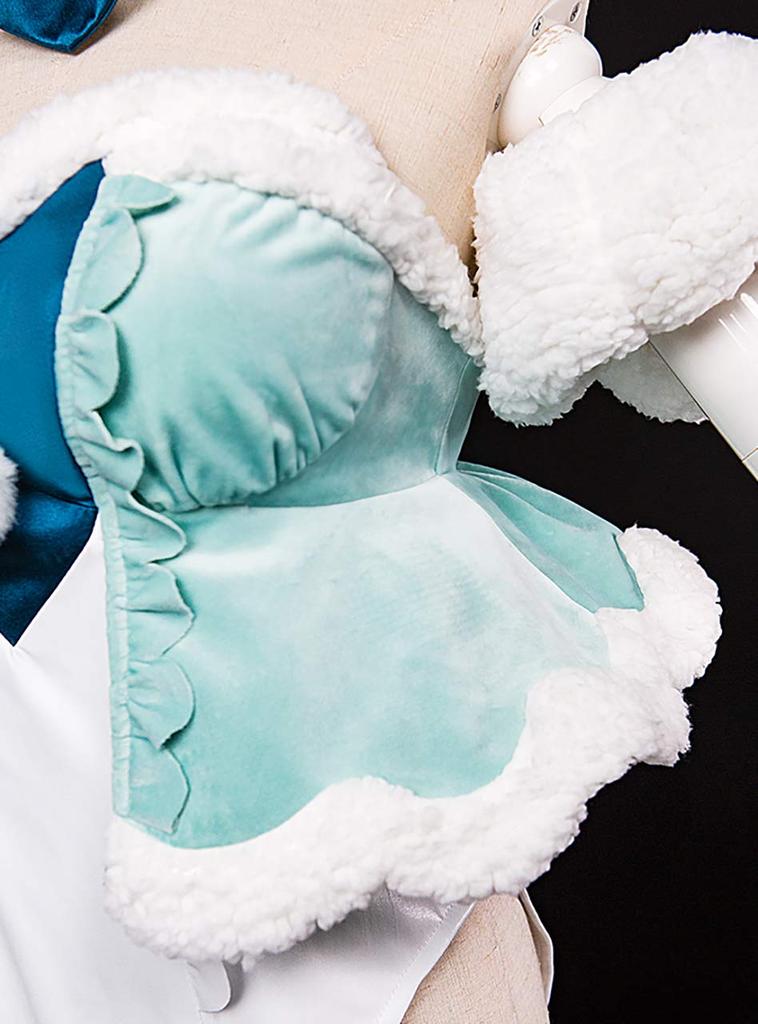 [Milky Time] Vocaloid Hatsune Miku Bunny Girl Cosplay with Wig for Women Rabbit