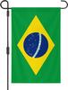 Giardino del Brasile ag 12x18 Pollici Double-Sided Colore Vivace Brasiliano ag Decorazione Interna ed Esterna per Cortili, Prati, Strade, Pa PPZ