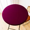 Solid Color Elastic Milk Silk Tablecloth for Outdoor Wedding Events