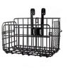 Foldable Bike Front Basket Hollow Out Bicycle Storage Basket  For Electric Bikes