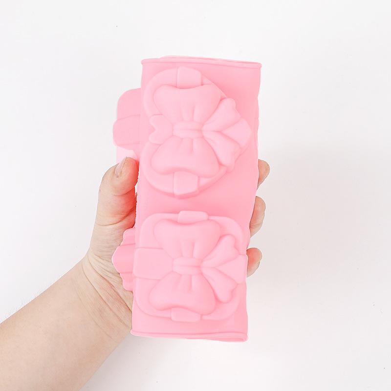 6-Loch-Silikonformen Rechteck Herzform Form Diy Handgemachte Form Für Kuchen Cupcake Pudding Kerze Seifenherstellung Zubehör Werkzeug