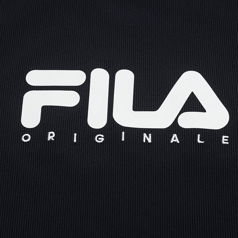 Fila Original Simple Comfortable Short Sleeve T-Shirt Women Tops Legendary-Blue F61W619101F-NV
