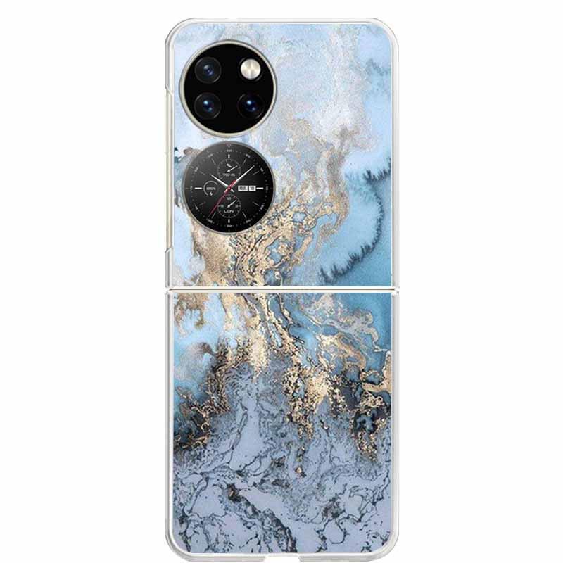 For Huawei P50 Pocket Case Transparent Clear Hard PC Phone Back Cover For Huawei P50 Pocket Cases P 50 Pocket 2022 Shells Capa