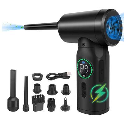 Aspirateur de voiture sans fil portable et gonfleur: Souffleur portatif à aspiration élevée et dépoussiéreur