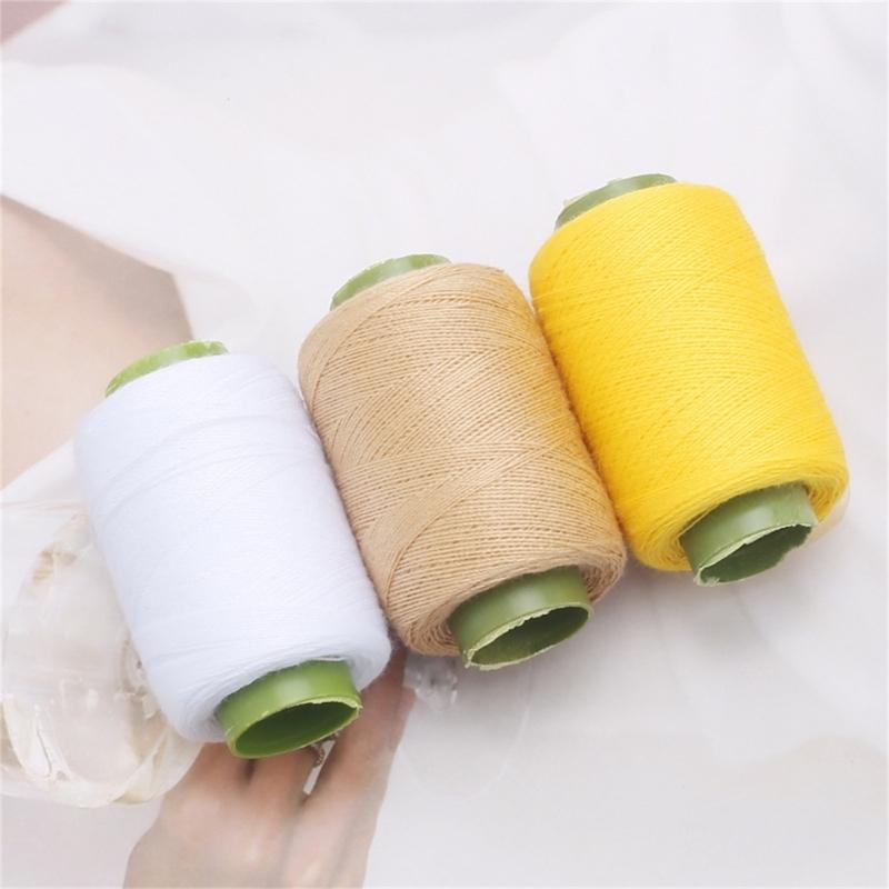 Practical Polyester Thread for Sewing Machines 8 Vibranting Color Heat Resistant Safe Materials