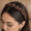 Adjustable Rhinestones Toothed Headband Comfortable Non-slip Hair Band  Fashion Accessory