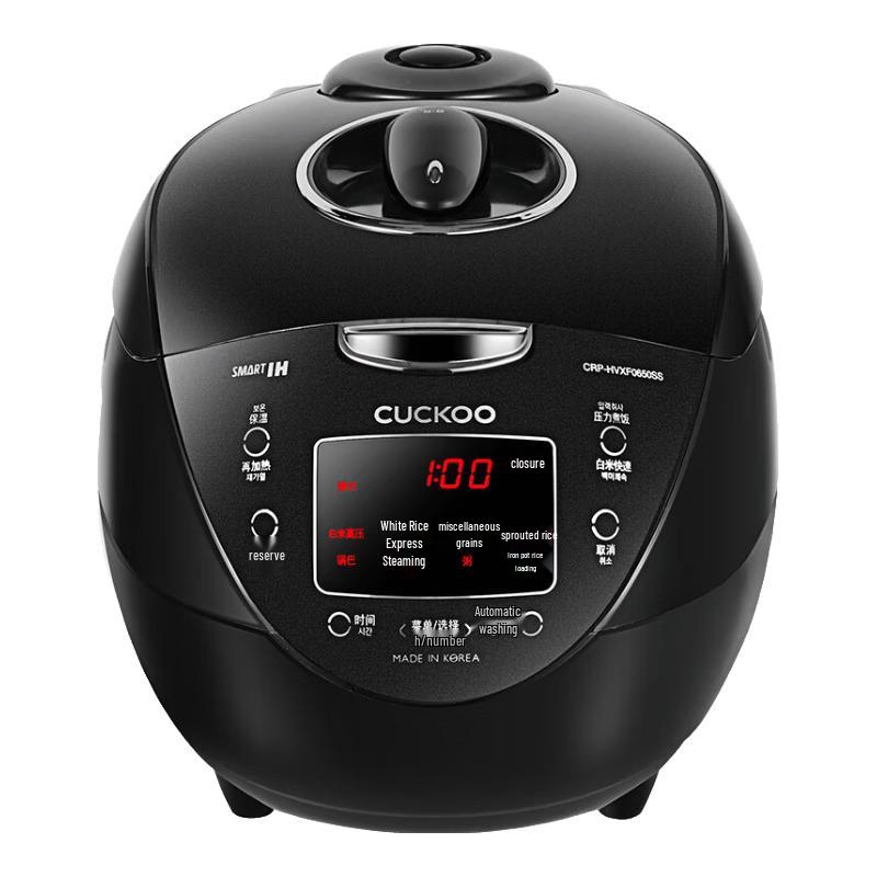 CUCKOO Black Pearl IH High-Pressure Rice Cooker 3L CN plug (adapter included)