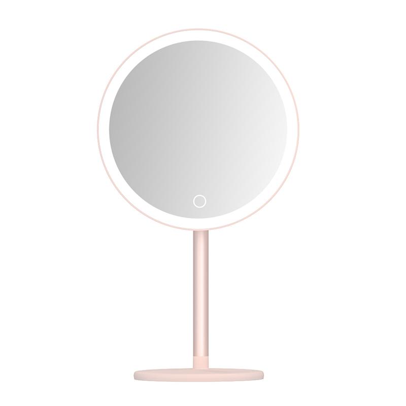 DOCO Makeup Mirror Desktop Adjustable LED Light High Quanlity Metal Texture Perfect for Gift Giving