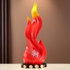 Red Torch Flame Lamp Decor Living Room Entryway Housewarming Opening Gift