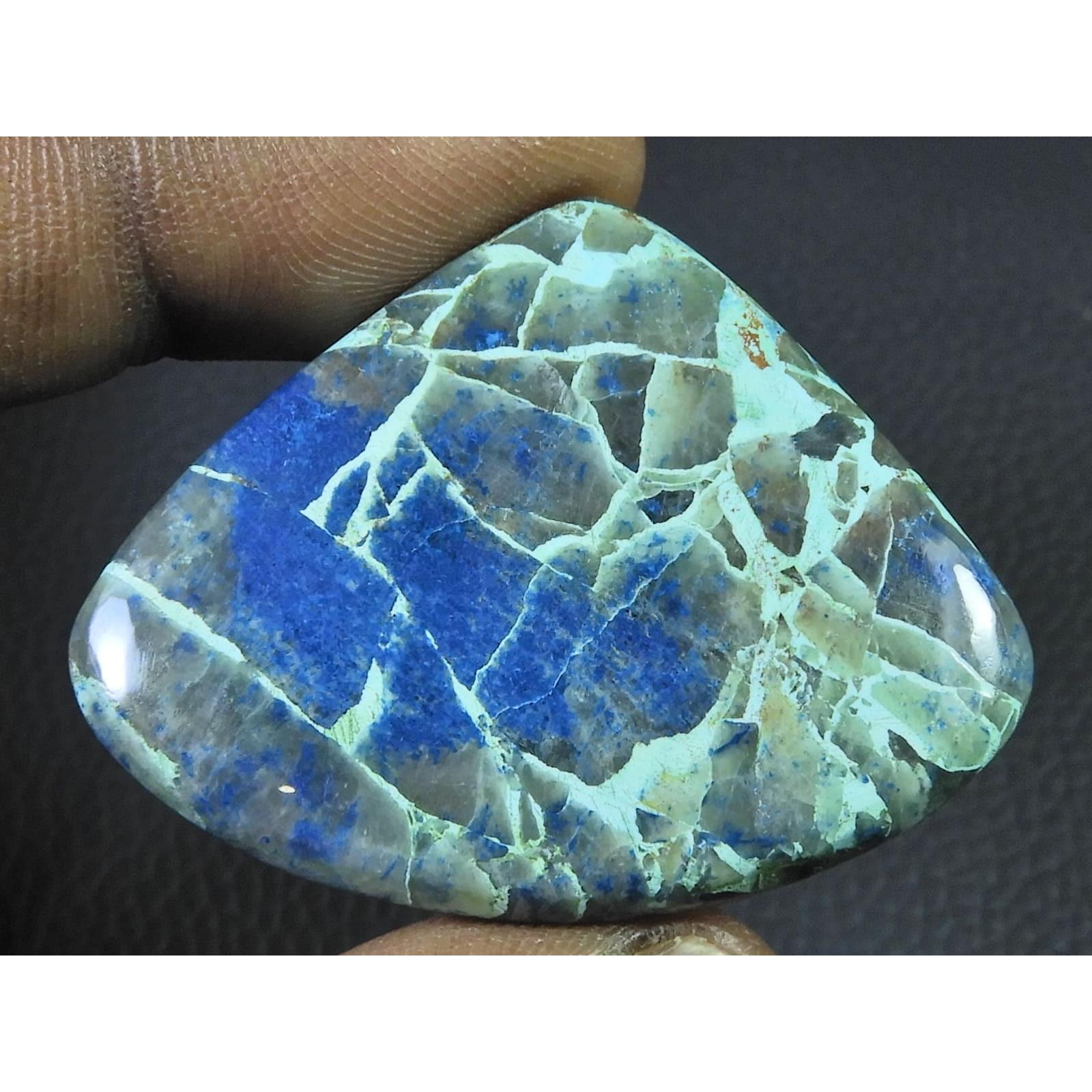 32X43X05MM Natural Shattuckite Pear Cabochon Loose Designer Gemstone 65Cts. D-279