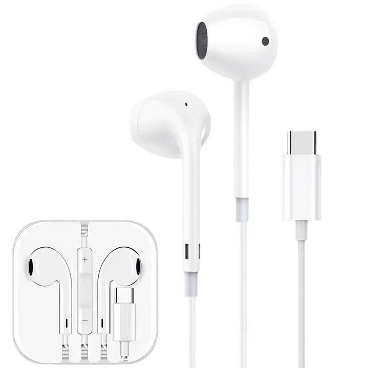 USB-C Copper Ring Wired Headset for Huawei, Xiaomi, Android, and LeTV Devices