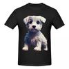 Unisex Westie Pet Dog Cute T Shirt Vintage Oversized Cotton Crewneck Sleeve Shirt Unisex