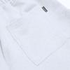 BLANKBRICK One-Pleat Wide Sweatpants Melange White