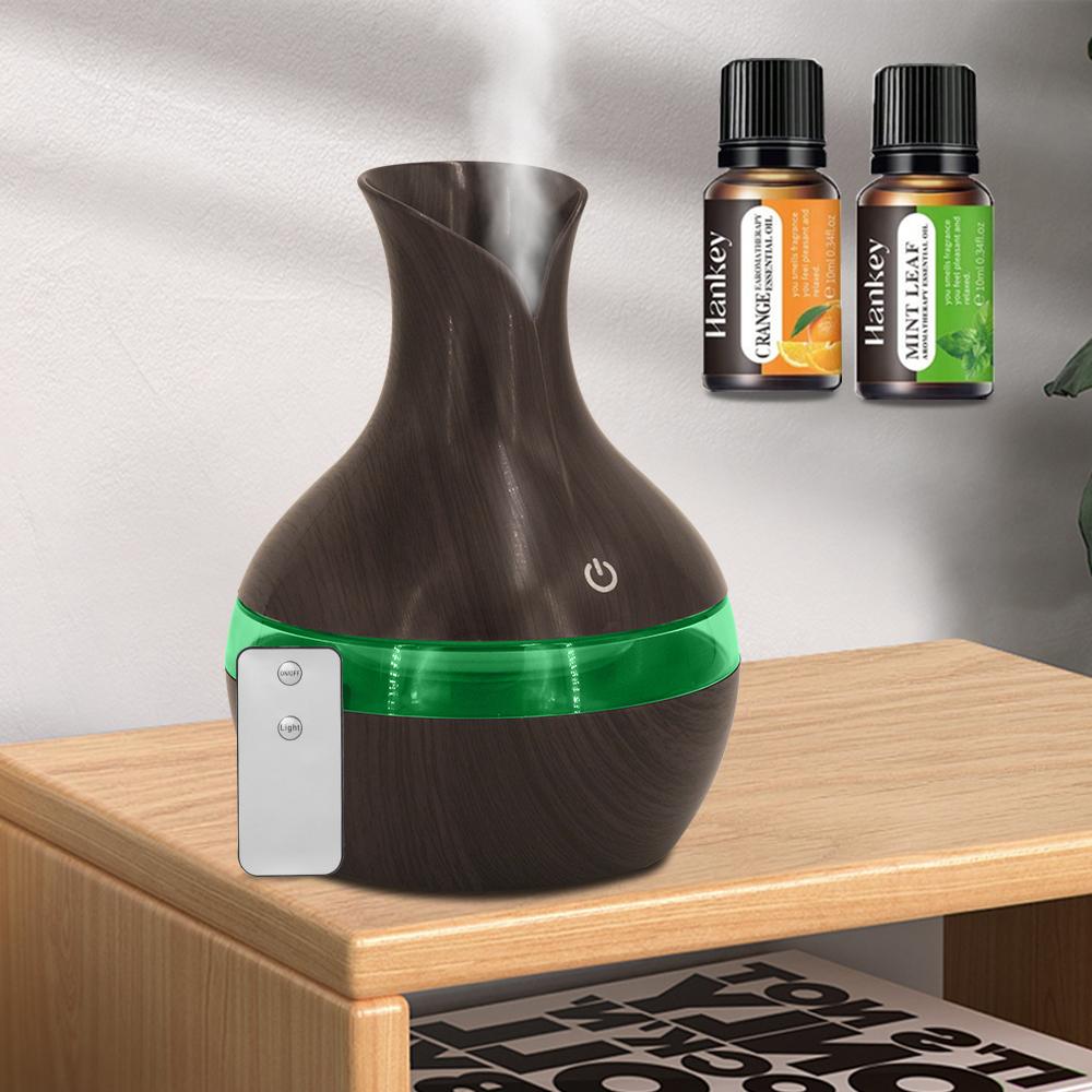 

Dreamy 7-Color Ultrasonic Humidifier 300ml Essential Oils Diffuser with Remote Control & Gentle Auto Shut-Off for Sleep Aid 300ml