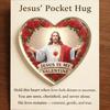 Jesus Pocket Hug Little Hug Token Card Valentine's Day with Inspirational Heart Pocket Gifts for Women