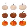 Halloween Decorations Indoor Nordic Pumpkin Figurines Halloween Table Decors Ornament Decorative Pumpkin Centerpieces