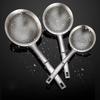 Stainless Steel Kitchen Draining Scoop Reusable Oil Colander Spoon Hot Pot Colander  Pasta Drainage