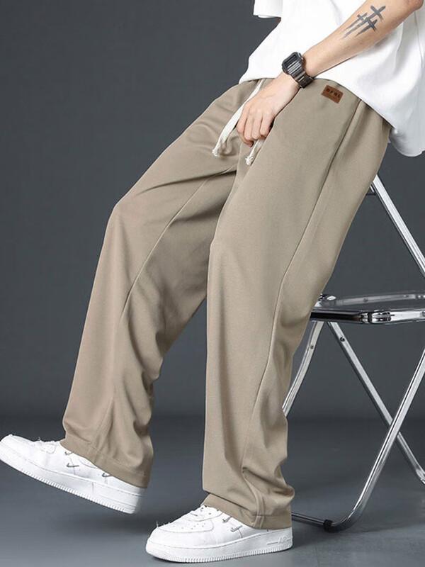 Dingfengbaoluo Spring/Summer Loose Straight Leg Sports Pants