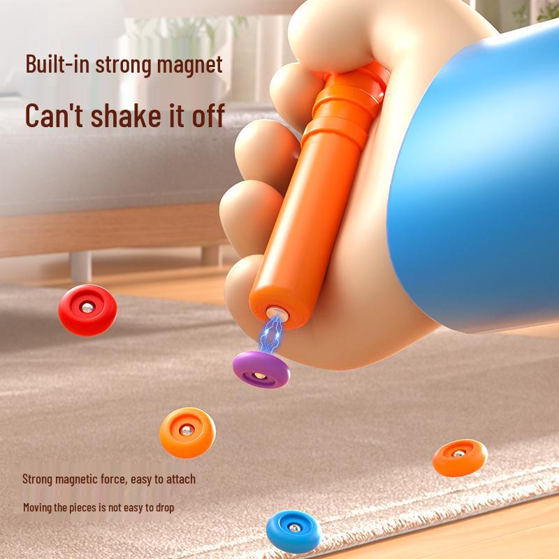Magnetic Bead Maze Toy: Children's Educational Puzzle for Concentration and Number Mastery with Magnetic Pen Control