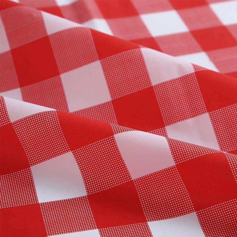 1/2/3pcs Checkered Tablecloth Kitchen, Wedding, Holiday Table Decoration Tablecloth, Outdoor Picnic Tablecloth