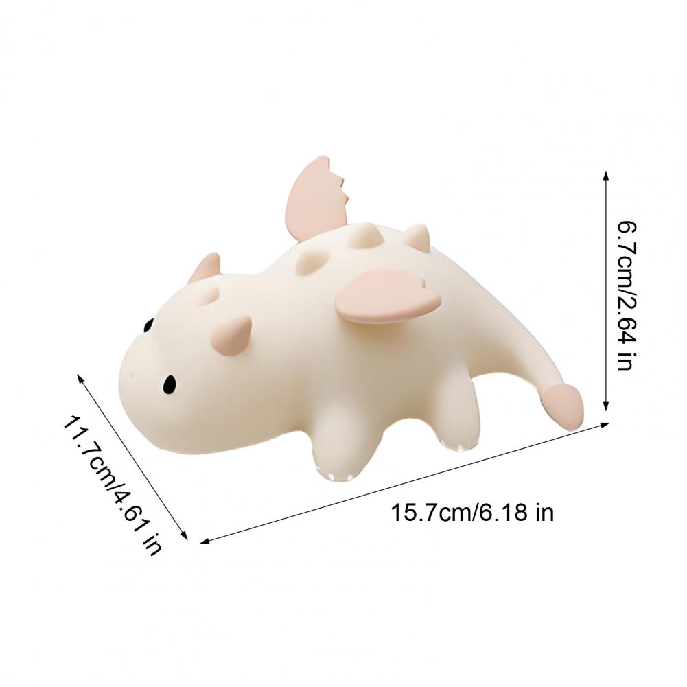 Kids Night Light Food-Grade Silicone Dimmable Soothing Glow Bedside Lamp Auto-Off Timer Nursery Night Light