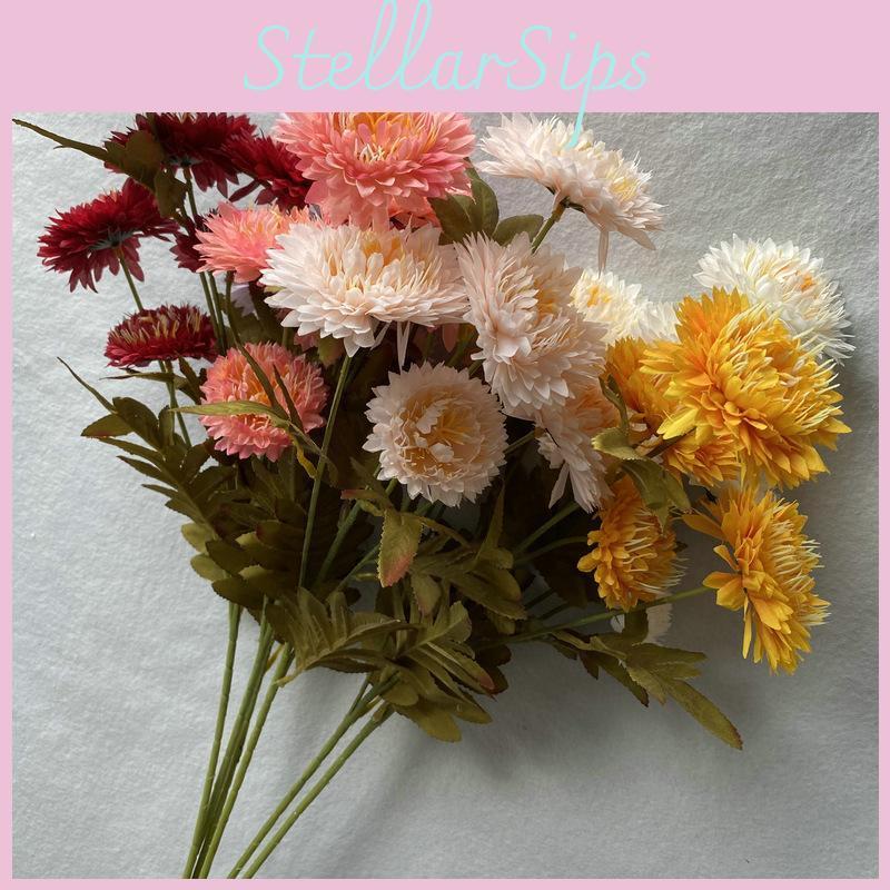 Artificial Silk Peony Flower Bouquet For Wedding Decor Party Centerpiece Arrangement
