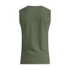 Men's Athletic Casual Sleeveless Tank Top with Wide Shoulder Straps and Chest Pocket Lightweight Summer Shirt for Outdoor Activities