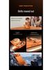 Orange Magnetic Protective Case with Lens Stand for Apple 17 Pro Max