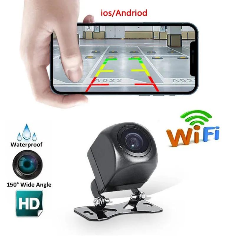 

Car Rear Camera HD Wifi Car Back Side View Reverse Backup Camera For Ios Android Mobile Phone Monitor System CHINA