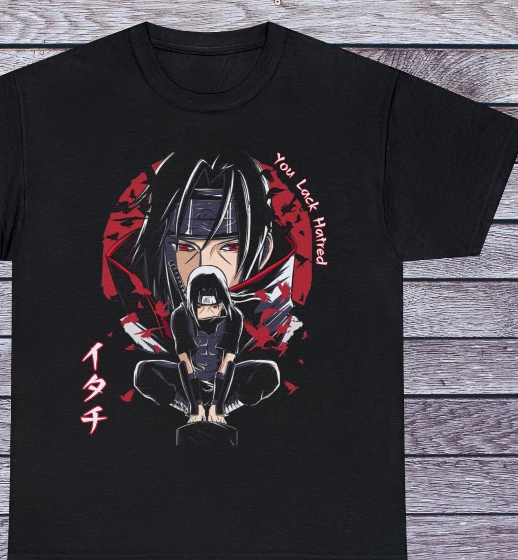 Itachi Uchiha Naruto Shippuden T Shirt Japanese Anime Manga Cosplay Style S