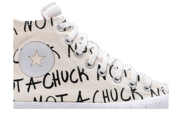 Kids' Sneakers Converse UNT1TL3D Hi Not a Chuck White (GS) Egret/White-Bold Mandarin