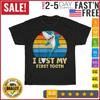 Retro Vintage I Lost My First Tooth Shark Tooth Fairy Day T Shirt Men Women NEW