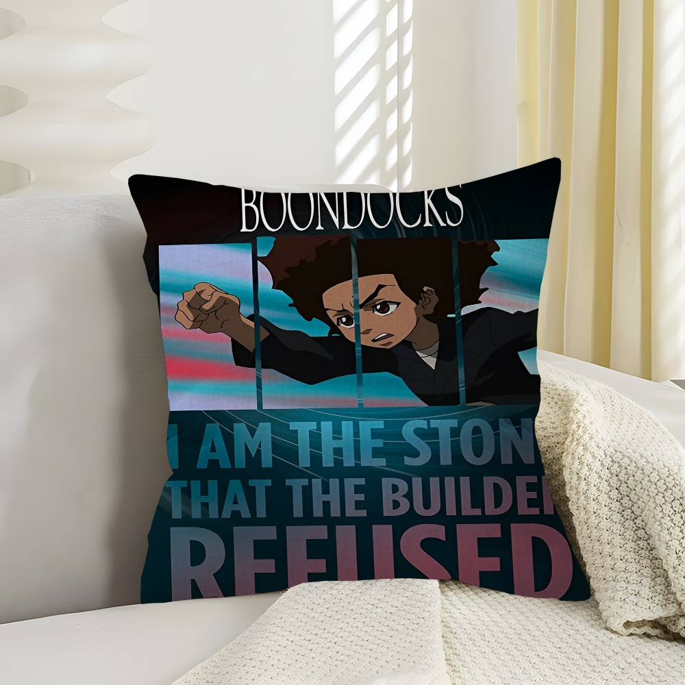 Cartoon The Boondocks Pillow Gift Home Office Decoration Bedroom Sofa Car Cushion Cover case x