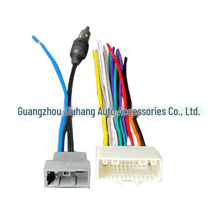 20-pinový svazek kabelů pro zadní DVD audio v autech Nissan Tiida/Qashqai/New Sunny