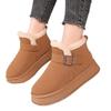 Thick-soled Snow Boots for Women In Winter 2025 Plus-size Plus-size Plush Wool Cotton Shoes for Women Are Versatile