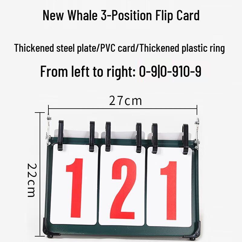 

3-Digit Flip Scoreboard with Thickened Steel Plate