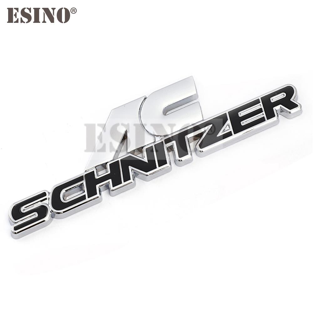 

Car Styling 3D Metal Chrome Zinc Alloy Emblem Car Grill Badge Body Trunk Adhesive Emblem Auto Accessory for AC Schnitzer